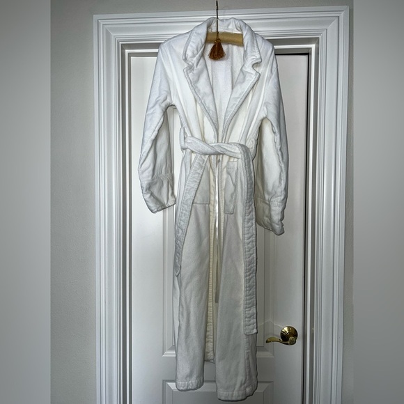 Norm Thompson Other - Unisex Cotton White Robe